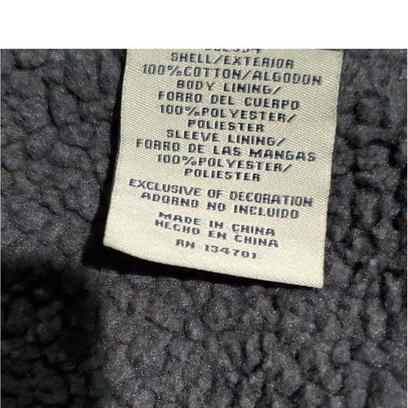 NEW Boston Traders Men's Sherpa-Lined Full Zip Sweater Jacket Size Medium - Picture 8 of 9